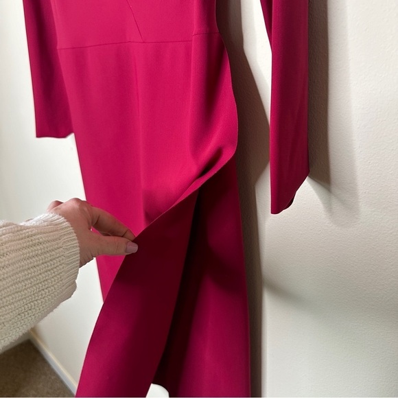 Chiara Boni La Petite Robe Bateau Neck Midi Dress Size 46 US 10 - Picture 5 of 11